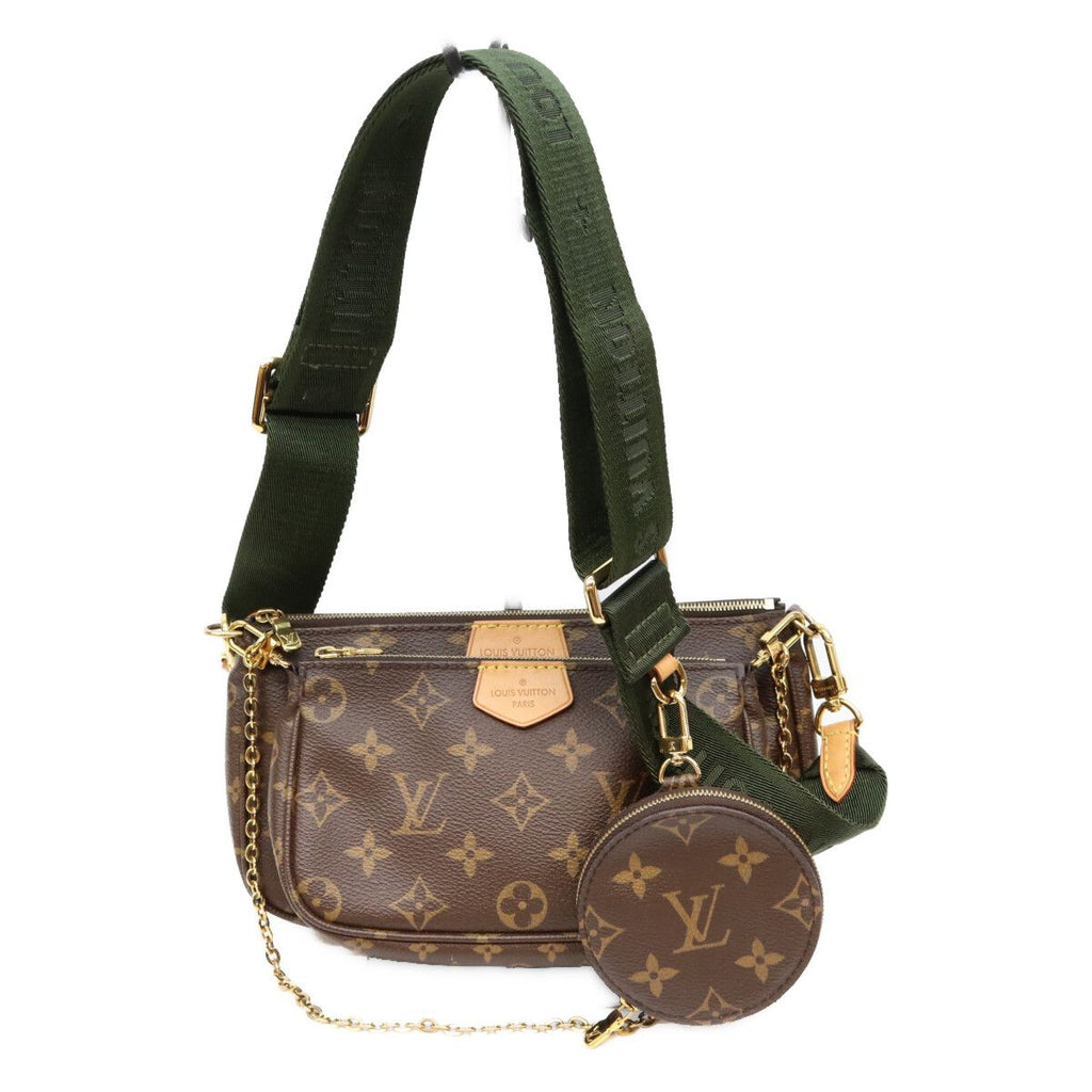 Louis Vuitton Monogram Khaki Multi Pochette Accessoires Shoulder Bag