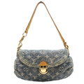 Louis Vuitton Monogram Denim Mini Pleaty Shoulder Bag