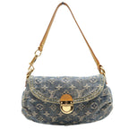 Louis Vuitton Monogram Denim Mini Pleaty Shoulder Bag