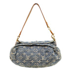 Louis Vuitton Monogram Denim Mini Pleaty Shoulder Bag — view 3