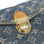Louis Vuitton Monogram Denim Mini Pleaty Shoulder Bag — view 6