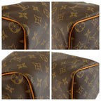 Louis Vuitton Monogram Speedy 30 Brown Leather Handbag Mini — view 3