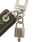 Louis Vuitton Porte Cles Tab Key Ring Leather Brown Key Holder Keychain — view 3