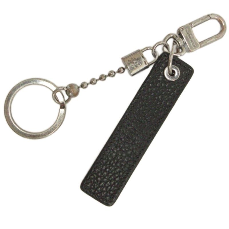Louis Vuitton Porte Cles Tab Key Ring Leather Brown Key Holder Keychain — view 2