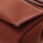 Hermes Herbag Zip 20 Rouge Ash Silver Shoulder Bag Vache Hunter — view 7