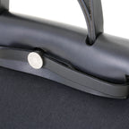 Hermes Herbag Zip PM Black Silver Vache Hunter Handbag — view 7