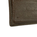 Gucci Bifold Wallet Beige Dark Brown Leather — view 5