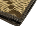 Gucci Bifold Wallet Beige Dark Brown Leather — view 6