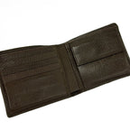 Gucci Bifold Wallet Beige Dark Brown Leather — view 3
