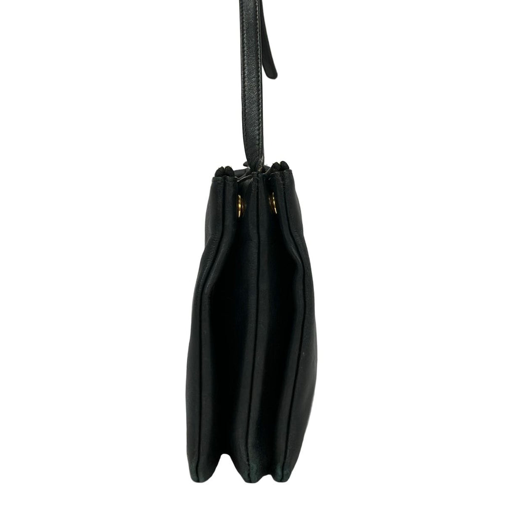 Celine Shoulder Bag Trio Large Black Leather — view 2