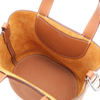 Hermes in the Loop 18 Gold Silver Handbag Taurillon Clemence Veau — view 5
