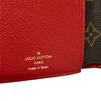 Louis Vuitton Snap Wallet Monogram Portefeuille Pallas Compact Cerise Leather — view 5