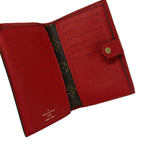 Louis Vuitton Snap Wallet Monogram Portefeuille Pallas Compact Cerise Leather — view 3