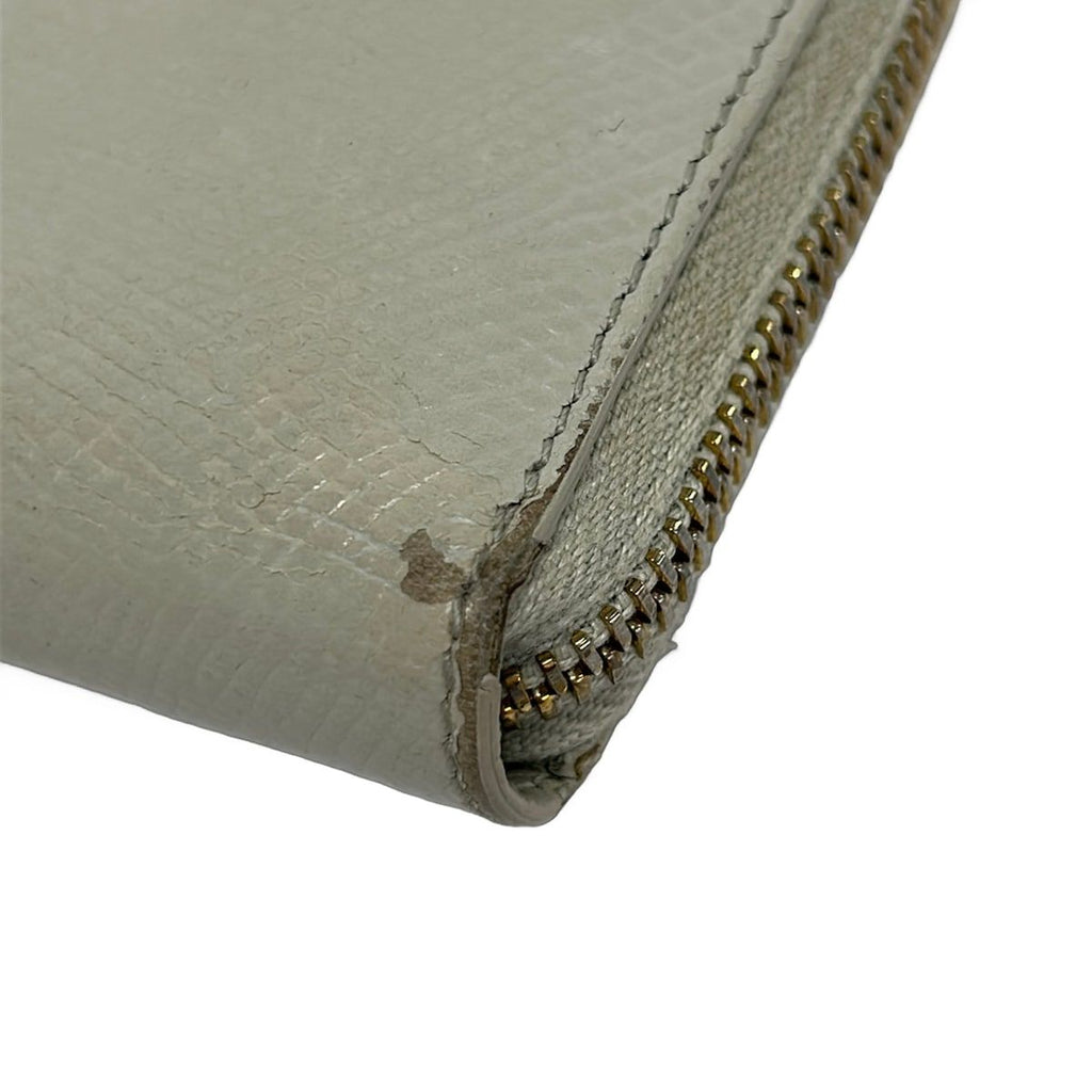 Celine Bifold Wallet Small Zip Essential Ivory Zip Around — view 8