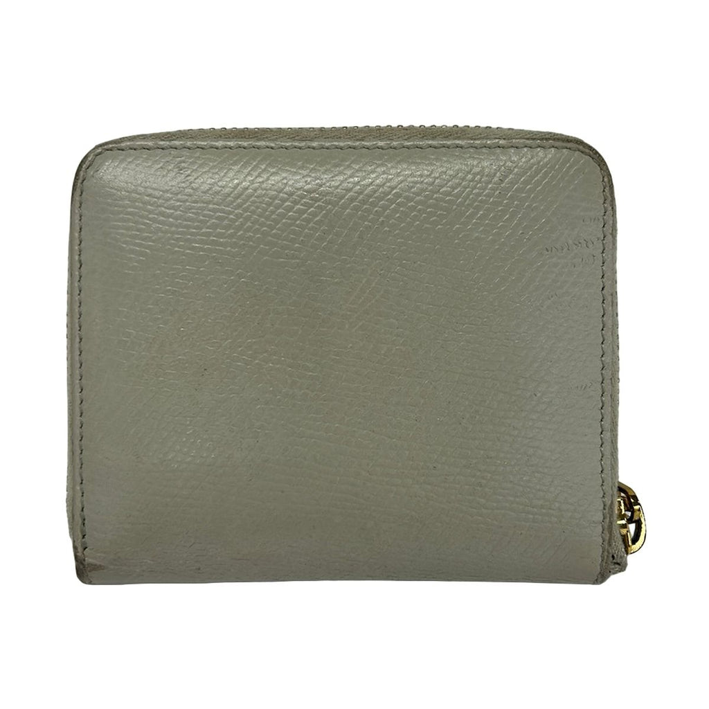 Celine Bifold Wallet Small Zip Essential Ivory Zip Around — view 2