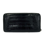 Bottega Veneta Wallet Black Zip Around Leather — view 2