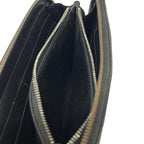 Bottega Veneta Wallet Black Zip Around Leather — view 4