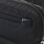 Prada Waist Bag Black Nylon Leather — view 8