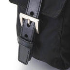 Prada Waist Bag Black Nylon Leather — view 7