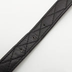 Chanel 96P Leather Quilted Vintage Belt Black 70/28