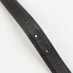 Chanel 96P Leather Quilted Vintage Belt Black 70/28