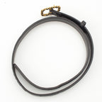 Chanel 96P Leather Quilted Vintage Belt Black 70/28