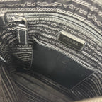 Prada Re-Nylon Shoulder Bag Nylon Saffiano Black — view 6