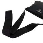 Prada Re-Nylon Shoulder Bag Nylon Saffiano Black — view 3