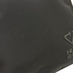 Prada Re-Nylon Shoulder Bag Nylon Saffiano Black — view 8
