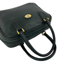 Gucci Vintage GG Logo Leather Mini Boston Bag Green — view 4