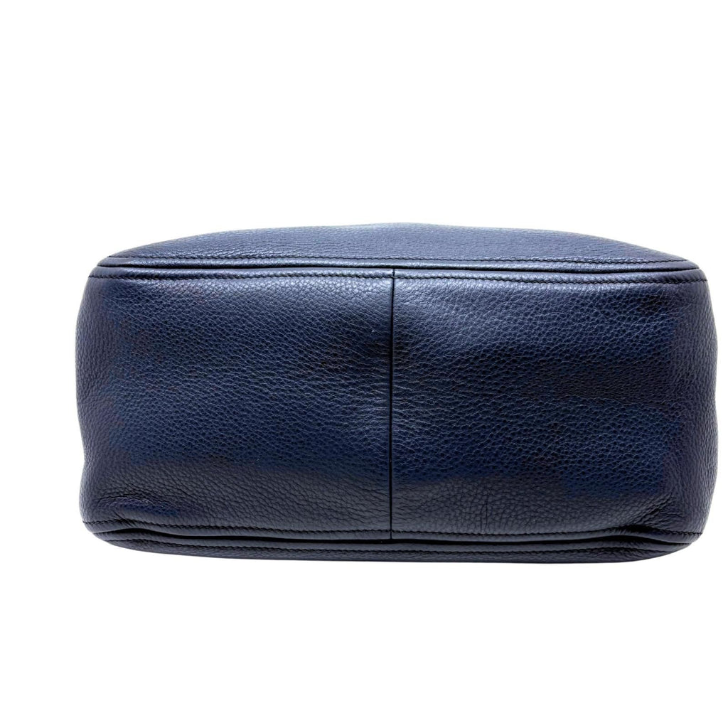 Prada 2-Way Bag Navy Leather — view 3