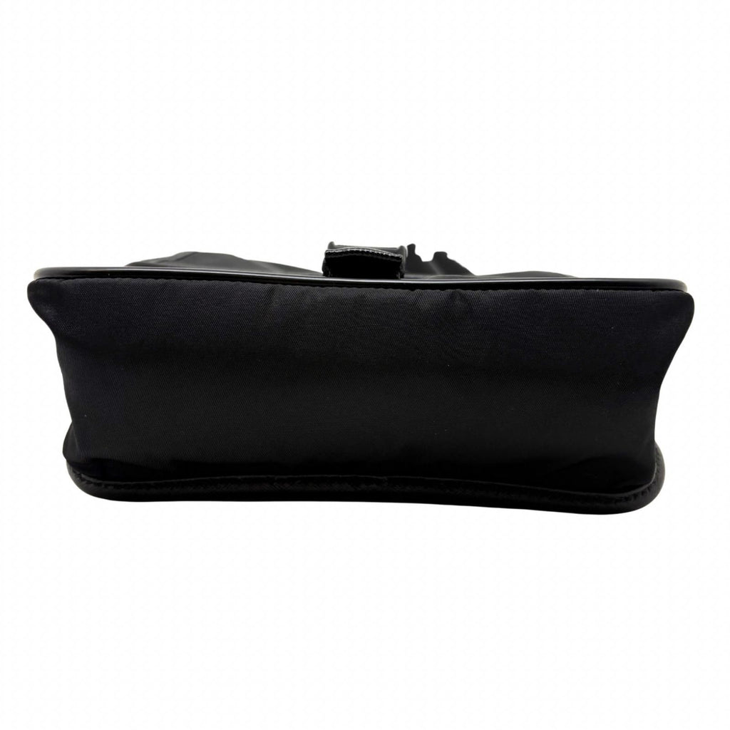 Prada Shoulder Bag Black Nylon Saffiano — view 3
