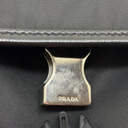 Prada Shoulder Bag Black Nylon Saffiano — view 8