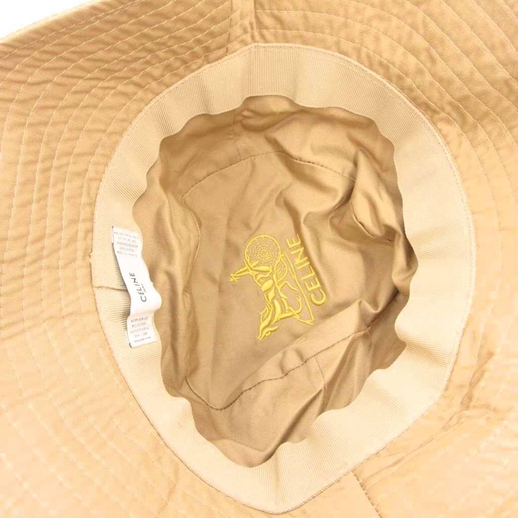 Celine Hat Triomphe Logo Embroidery Beige — view 5
