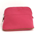 Hermes Bolide Pouch 20 Mini Canvas Pink