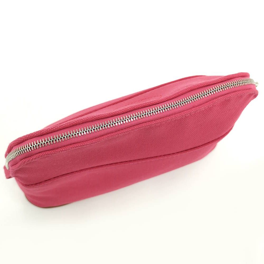 Hermes Bolide Pouch 20 Mini Canvas Pink — view 6