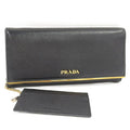 Prada Bifold Wallet Saffiano Leather Black
