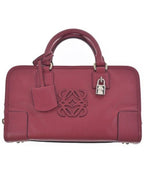 Loewe Leather Anagram Amazona 28 Handbag Red