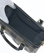 Fendi Pecan Pattern Mini Boston Handbag Brown — view 3