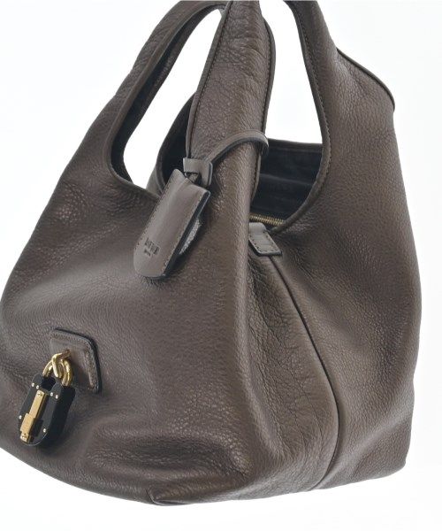 Loewe Leather Karie PM Handbag Brown — view 8