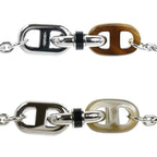 Hermes Metal Buffalo Horn Maillon Necklace 52 — view 2