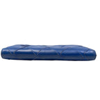 Bottega Veneta Wallet Maxi Intrecciato Cassette Zip Around Leather Blue — view 5