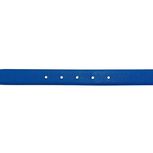 Prada Reversible Belt Waist 88 Leather Black Blue — view 5