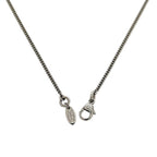 Chanel Necklace CC Logo 09 Metal Rhinestone Silver — view 3