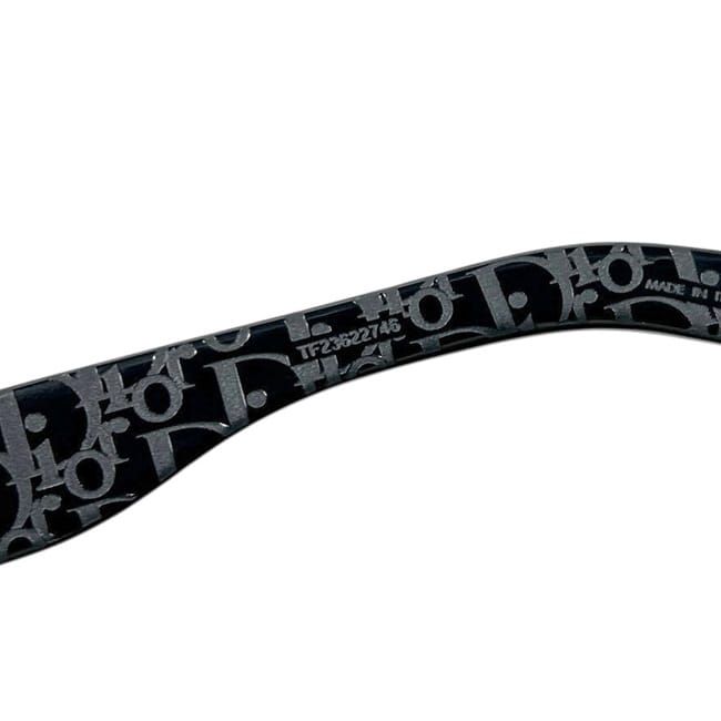 Dior Sunglasses S2f Trotter Acetate Rubber Black Side Logo Eyewear — view 7