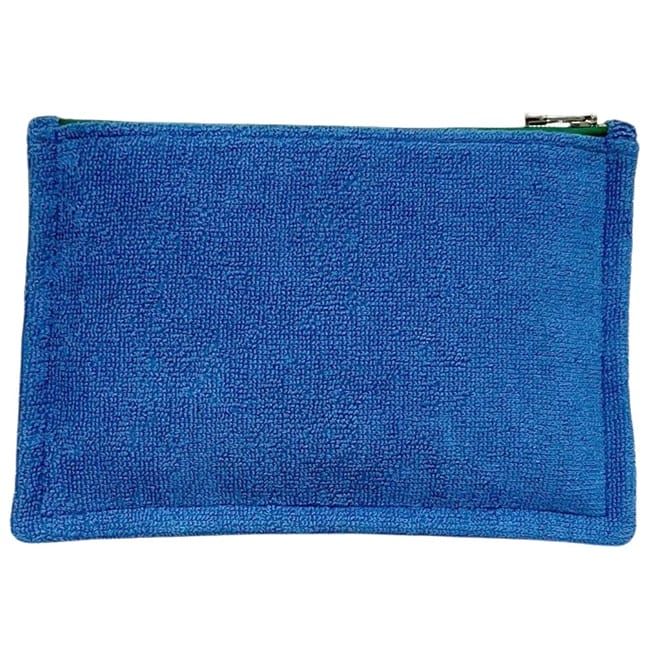 Hermes Pouch les Purse Flat PM Pile Blue Bicycle Embroidery — view 3
