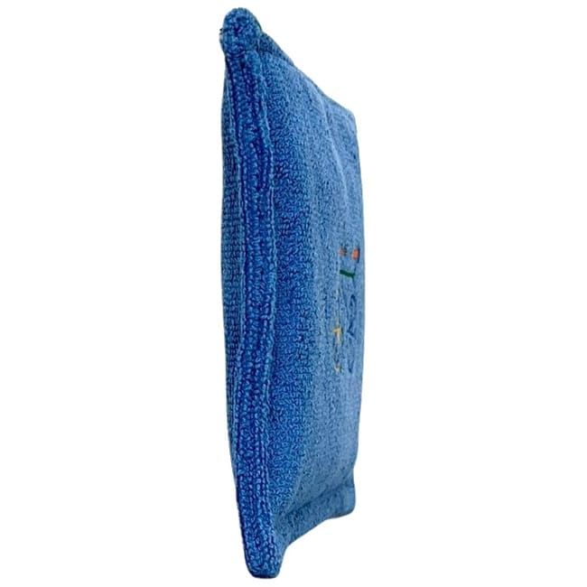 Hermes Pouch les Purse Flat PM Pile Blue Bicycle Embroidery — view 2