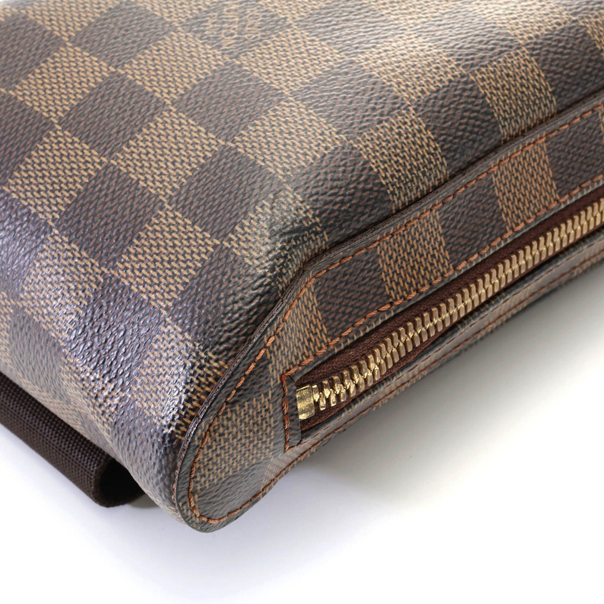 Louis Vuitton Damier Geronimos Waist Bag Canvas Brown — view 8
