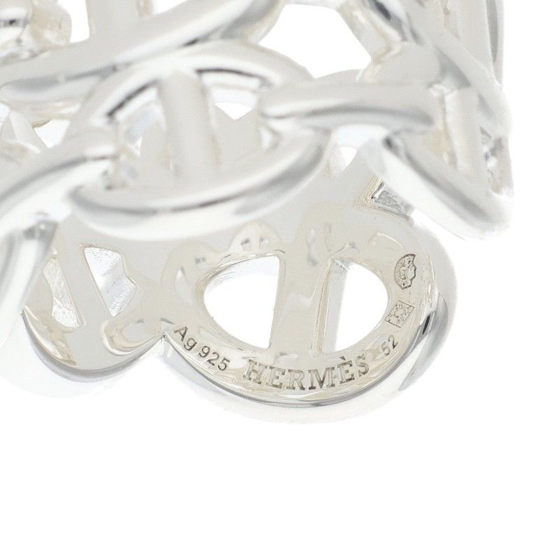 Hermes Chaine D'ancre Enchainee GM Silver Ring — view 3