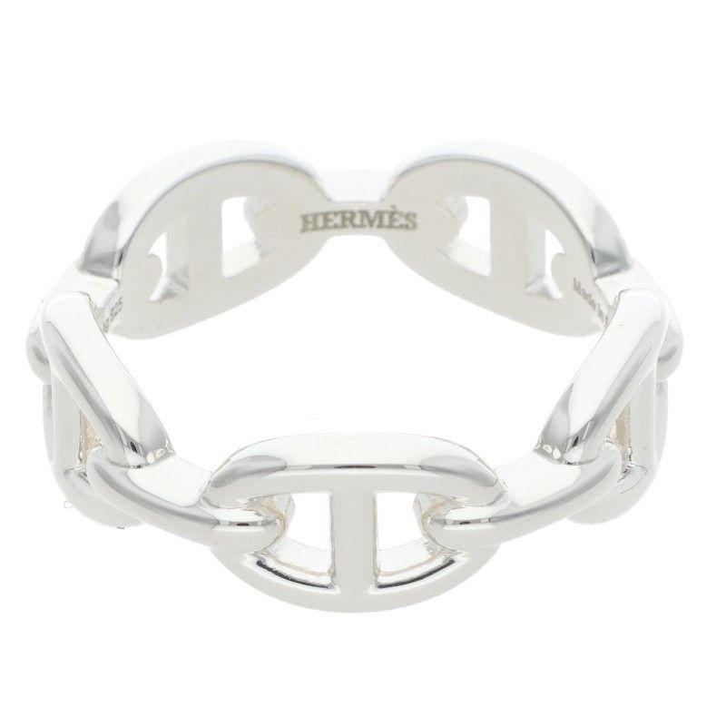 Hermes Chaine D'ancre Enchainee PM Silver Ring